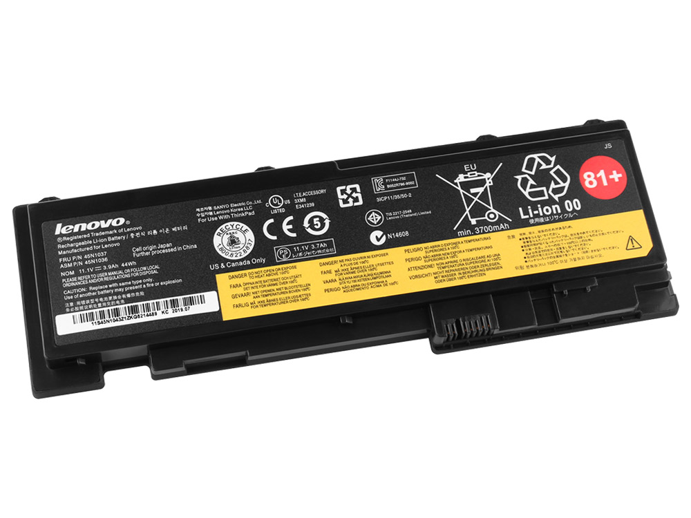 44Wh 6-Cellen Lenovo ThinkPad T430s Accu Batterij