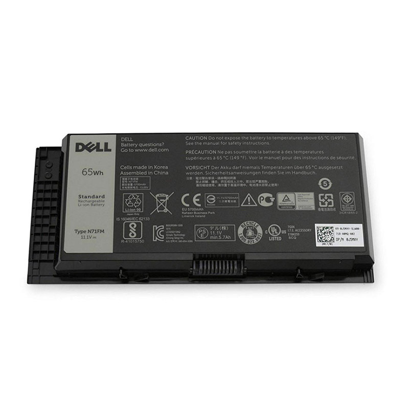 Origineel 11.1V 65Wh / 6 Cellen Dell 0GXMW9 GXMW9 Accu Batterij