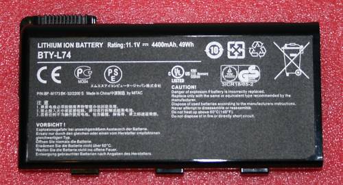 4400mAh 6Cellen MSI GE620DX-632AU BTY-L75 957-173XXP-102 Accu Batterij