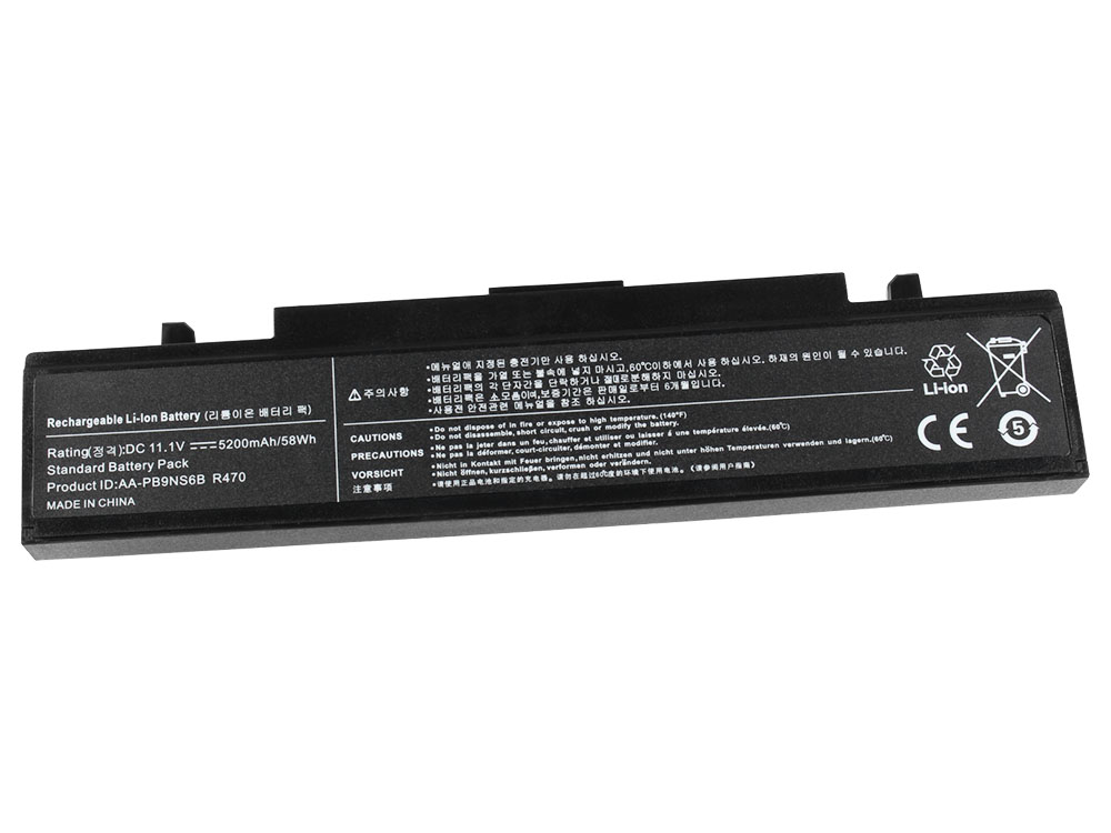 5200mAh 6 Cellen Samsung 300E4C-U09 300E4C-U0A Accu Batterij