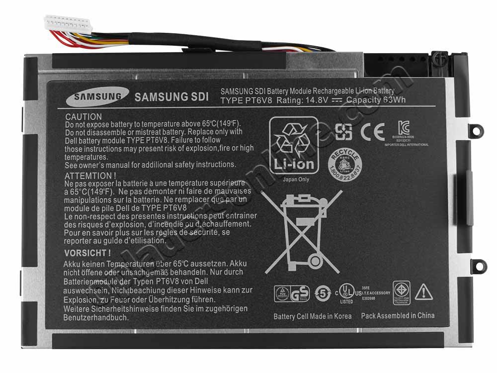 Origineel 63Wh Dell Alienware M11x R2 Accu Batterij