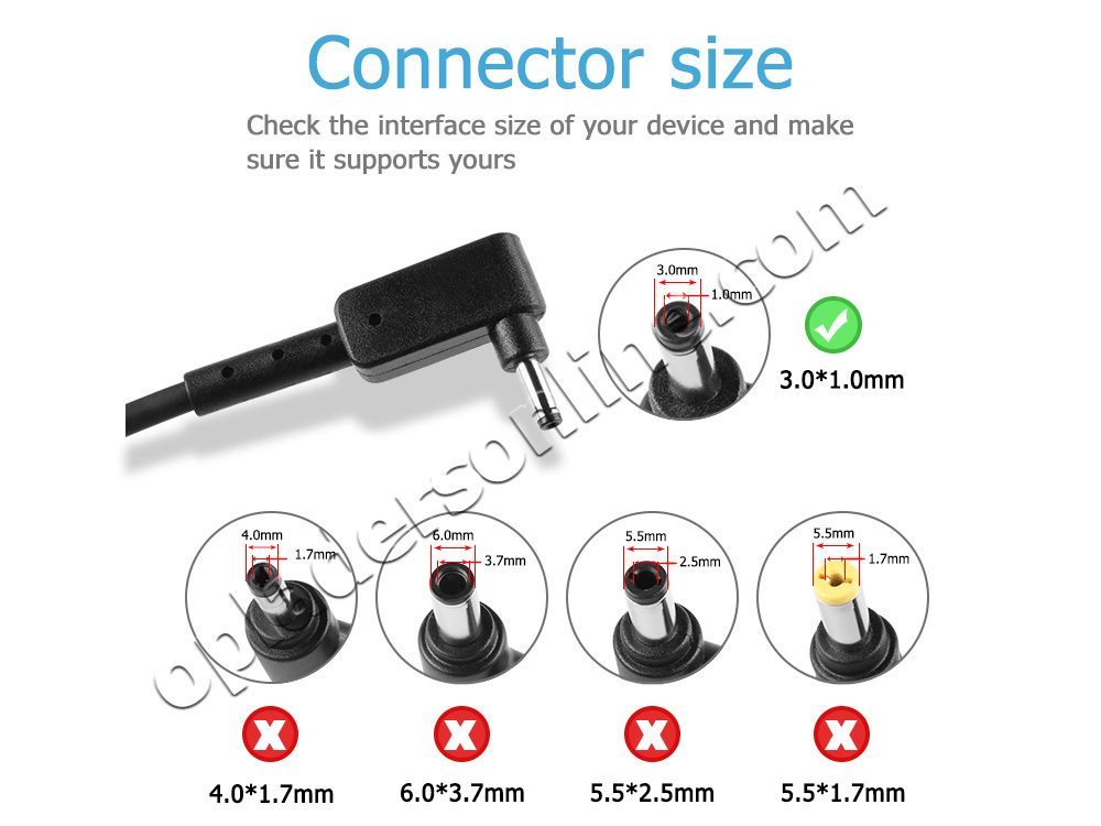 45W Acer Aspire One Cloudbook 11 AO1-131 AC Adapter Voeding Oplader