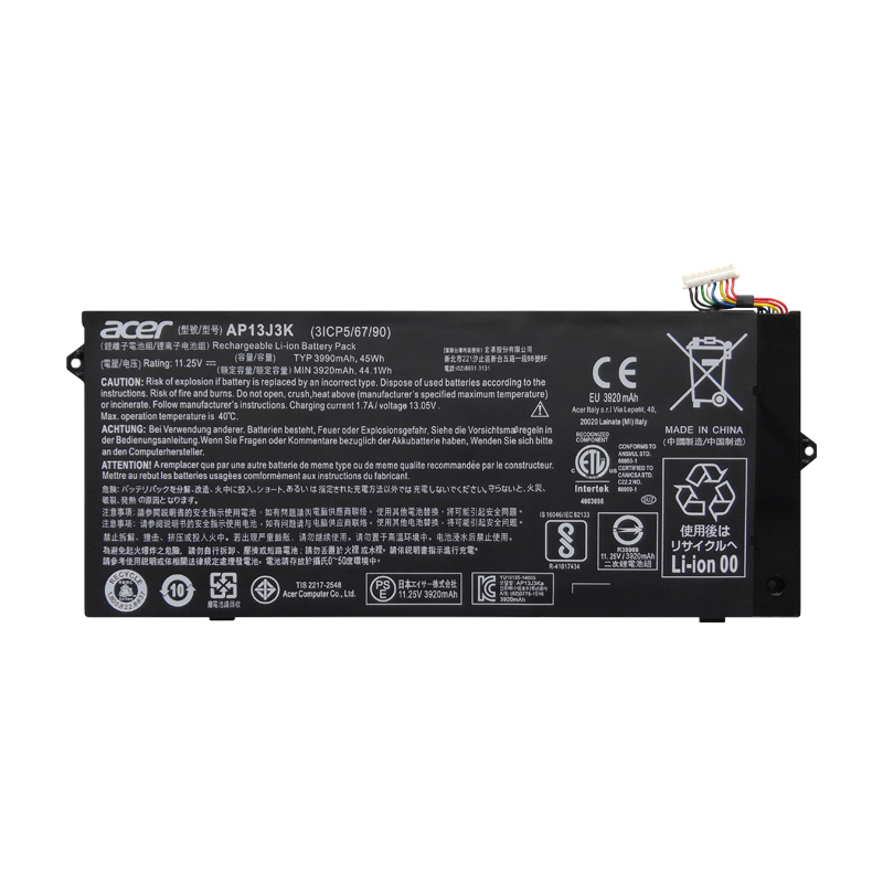 3990mAh 45Whr Acer Chromebook 15 CB3-532 Accu Batterij