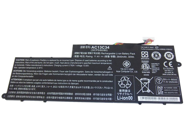 2640mAh 4Cellen Acer Aspire E3-111 Accu Batterij