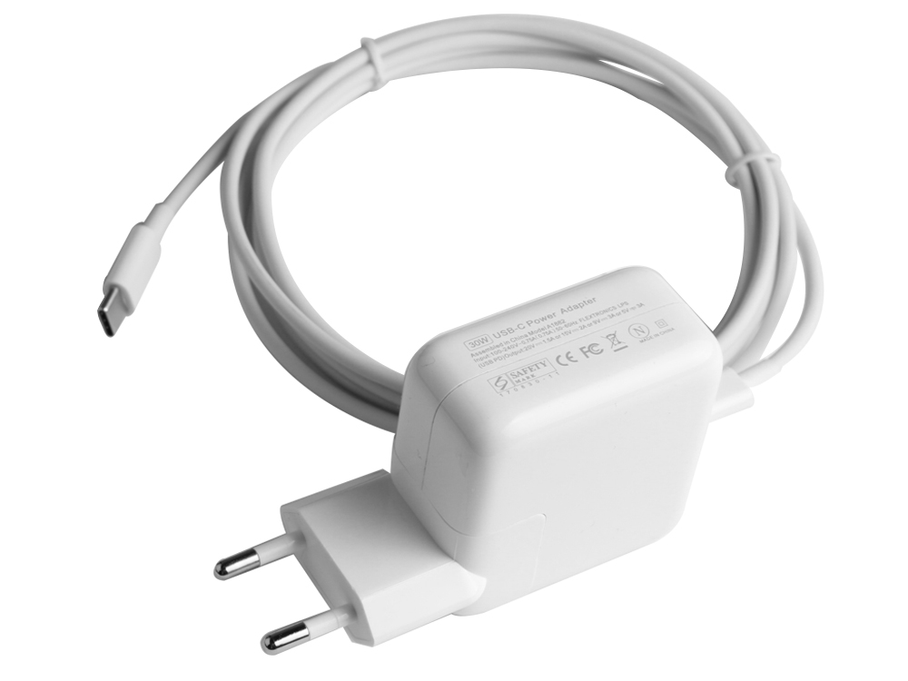 USB-C 30W Apple A1534 Adapter Voeding Oplader + Gratis Koord