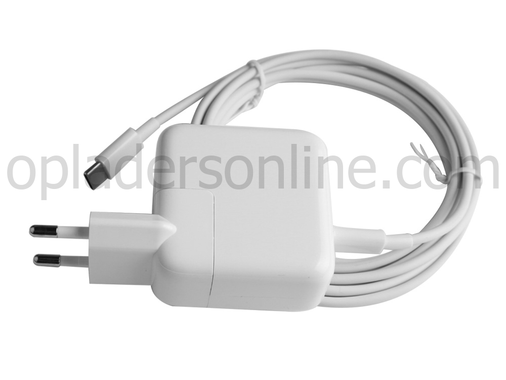 USB-C 30W Apple A1534 Adapter Voeding Oplader + Gratis Koord