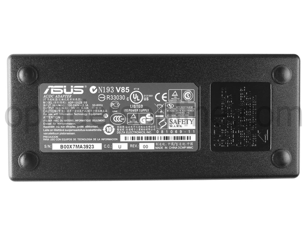 120W Asus 04G266001908 A001-00060000 AC Adapter Oplader