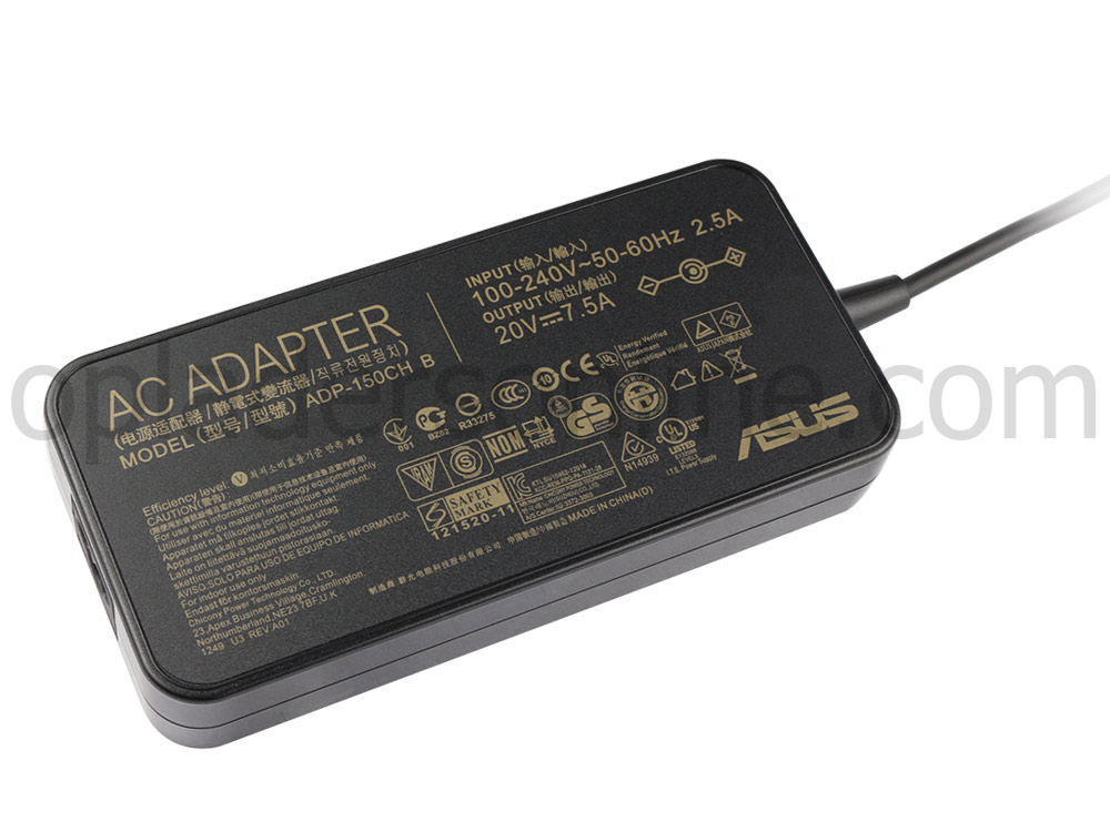 150W Asus FX505GT-AL021 FX505GT-BI5N7 Adapter Voeding Oplader