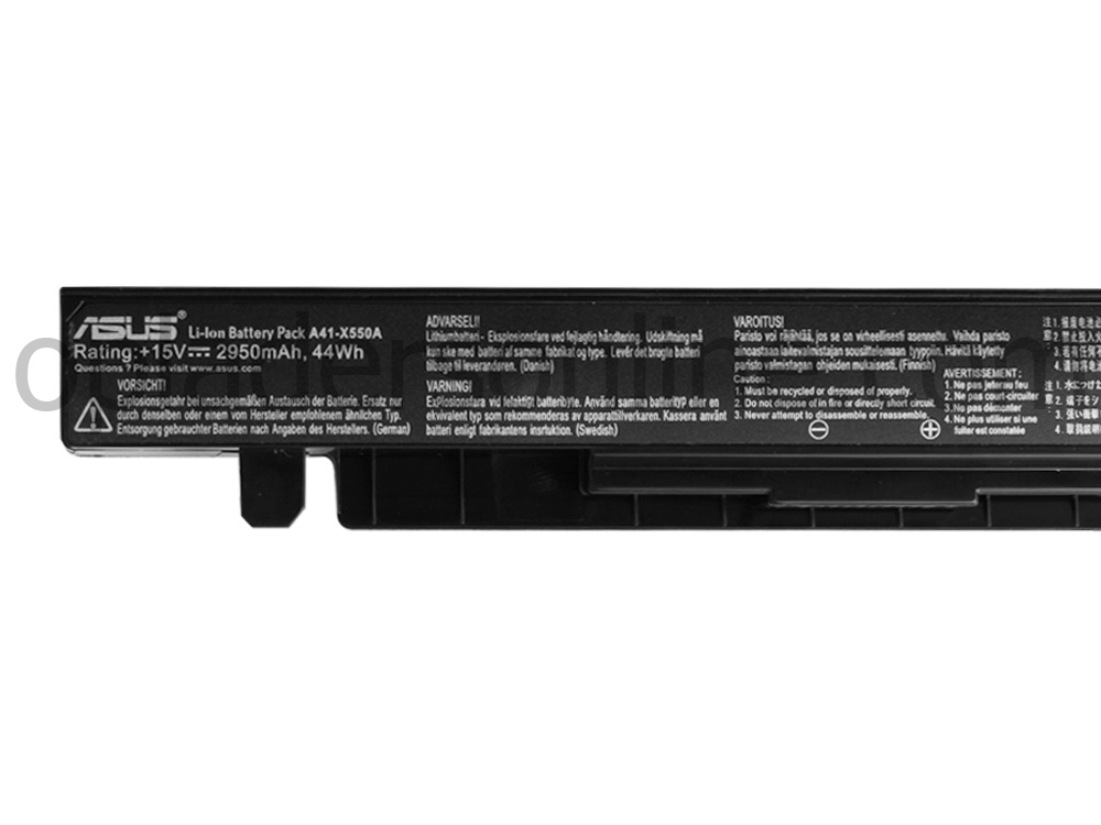 15V 2950 Mah 44Wh A41-X550A A41-X550 Accu