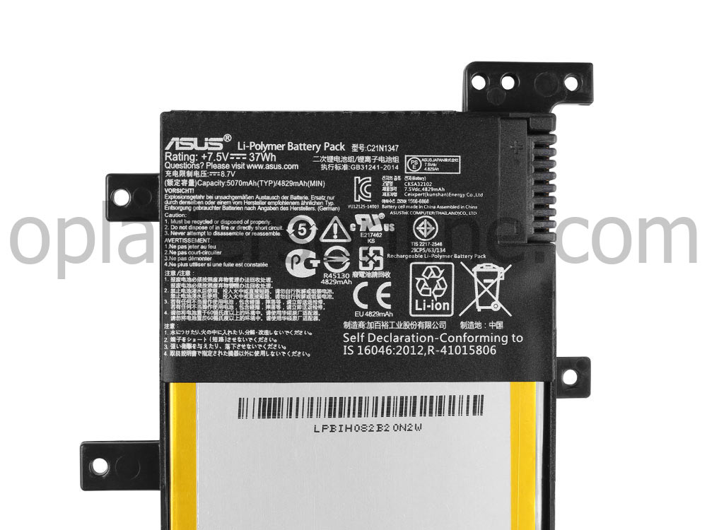 37Whr Asus A555QG A555UA A555UB Accu Batterij