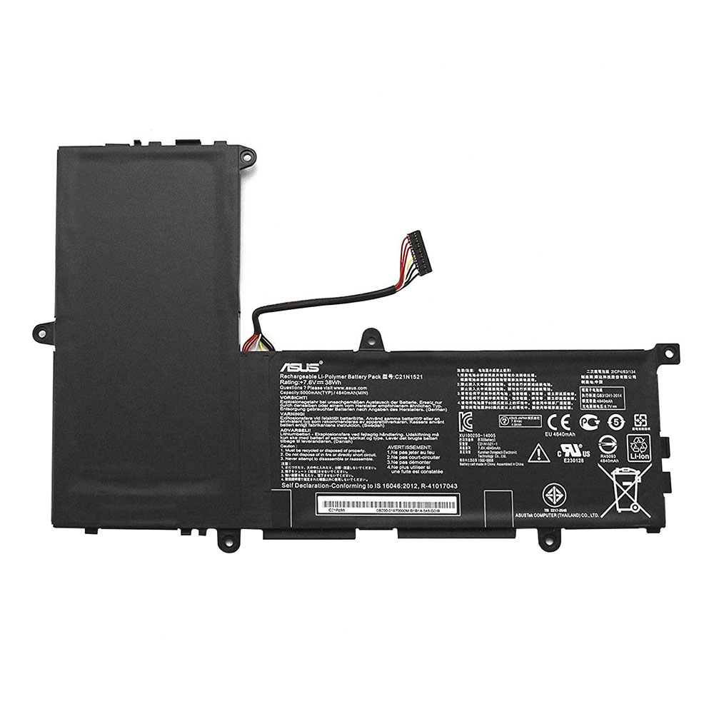 38Wh 5000mAh 3-Cellen Asus R209HA Accu Batterij