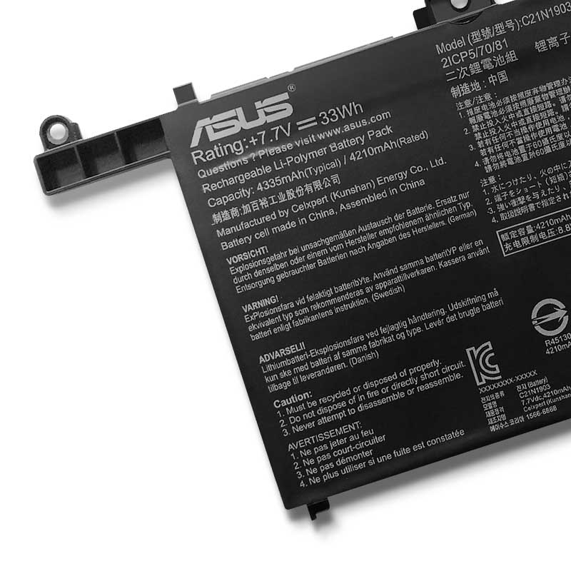 Originele Asus ExpertBook B9 B9450FA Accu 4335mAh 33Wh 2-Cellen