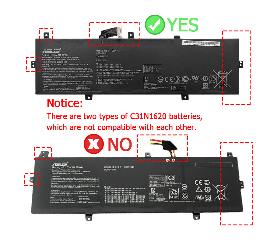 Originele 4335mAh 50Wh Asus PRO P5340UF PRO P5440FA Accu Batterij