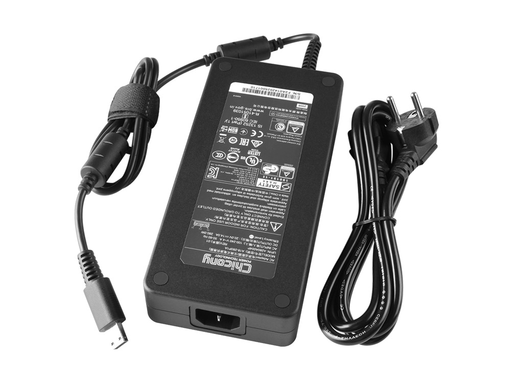 Origineel 280W MSI S93-0409340-D04 Adapter Voeding Oplader + Koord - Klik op de afbeelding om het venster te sluiten