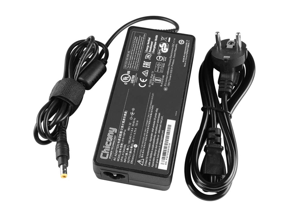 Origineel 135W MSI Chicony A135A007P Adapter Voeding Oplader + Koord