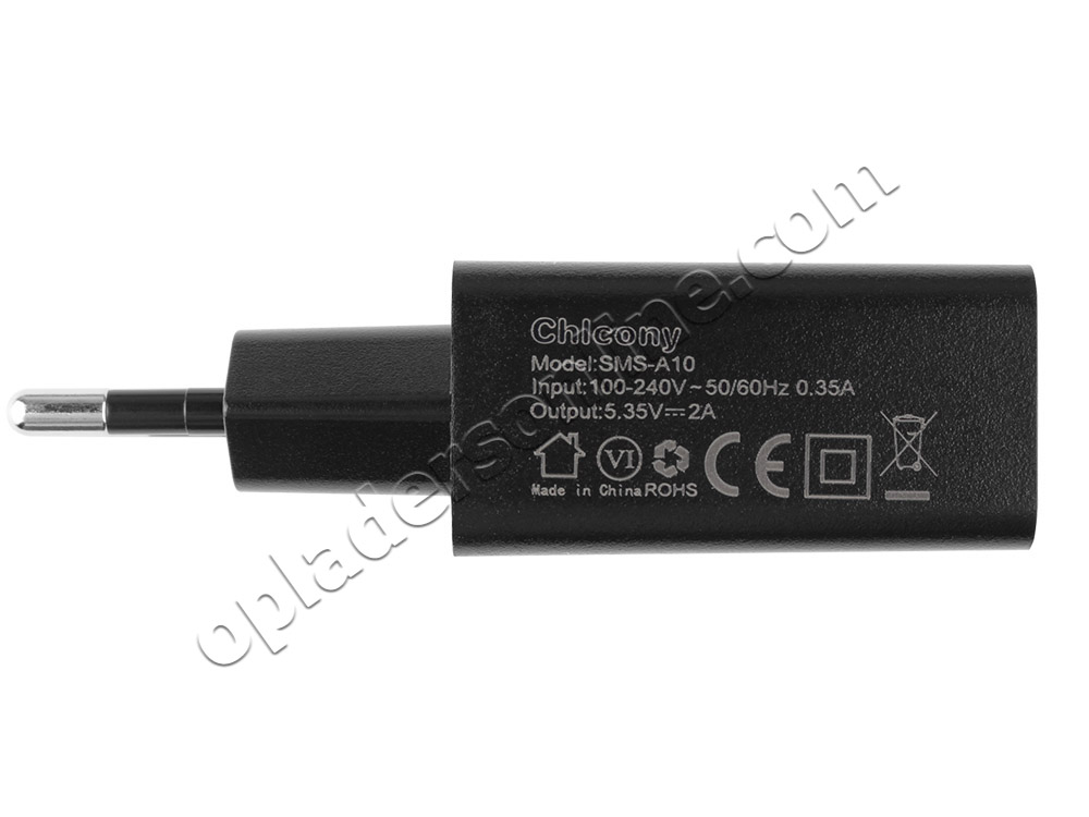 10W USB-C Asus ZenPad 10 Z301MF-1B006A Adapter Voeding Oplader