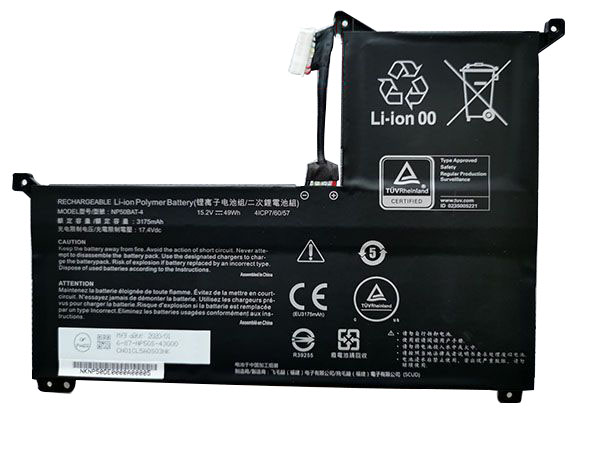 Accu Batterij Medion Erazer Crawler E10 3175mAh 49Wh