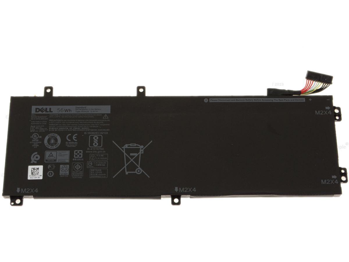 Origineel 56Wh Dell XPS 15 9560 i7-7700HQ Accu Batterij