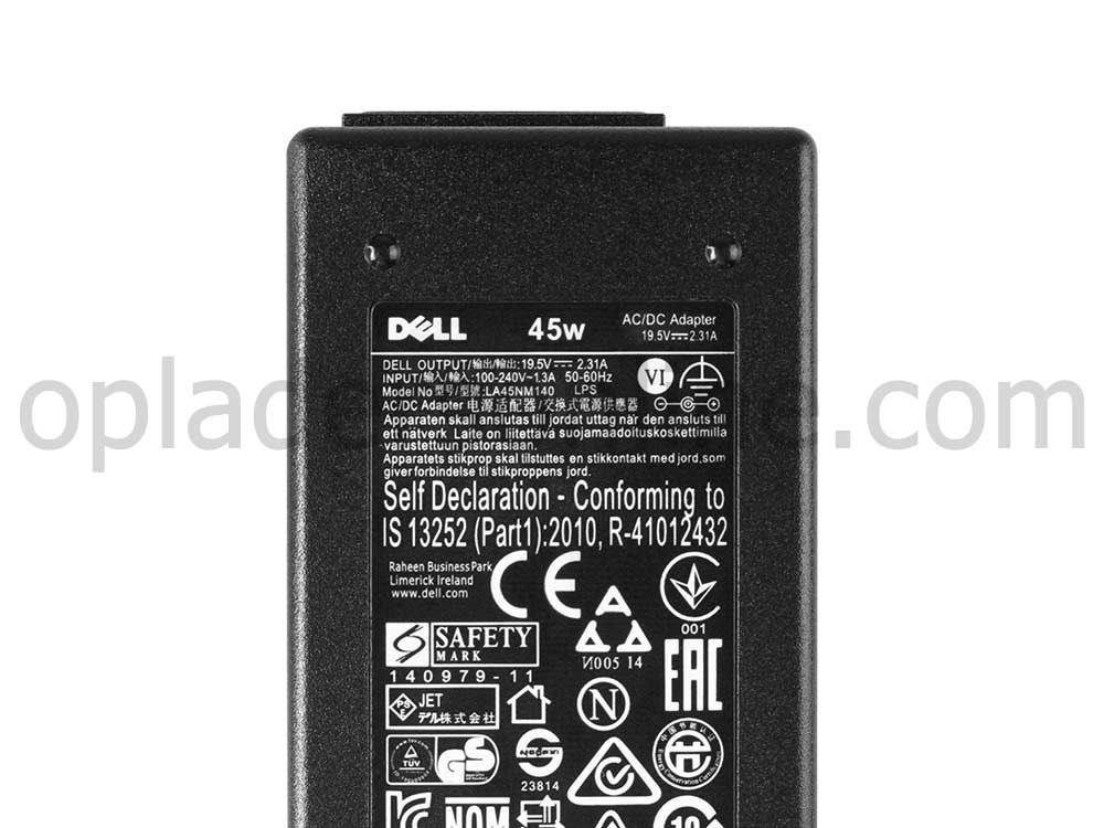 Origineel 45W Dell LA45NM140 AC Adapter Voeding Oplader