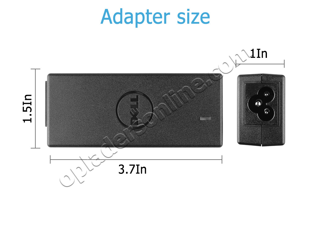 Origineel 64W Dell Inspiron 5584 P85F P85F001 Adapter Voeding Oplader