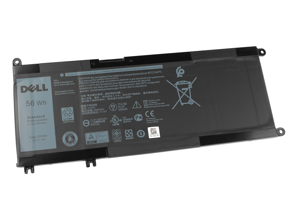 Origineel 15.2V 56Wh 4 Cellen Dell Inspiron 17 7773 P30E001 Batterij