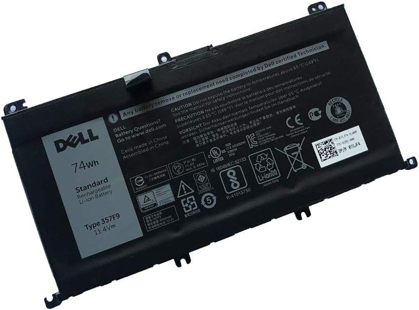 Origineel 74Wh 6400mAh Dell Inspiron 15 7566 P65F001 Accu Batterij