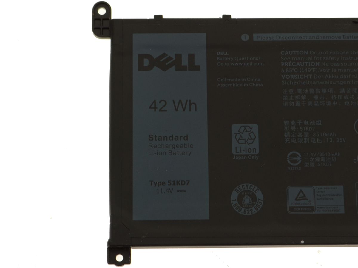 Originele 42Wh 3 Cellen Dell Chromebook 3100 P29T P29T001 Accu Batterij