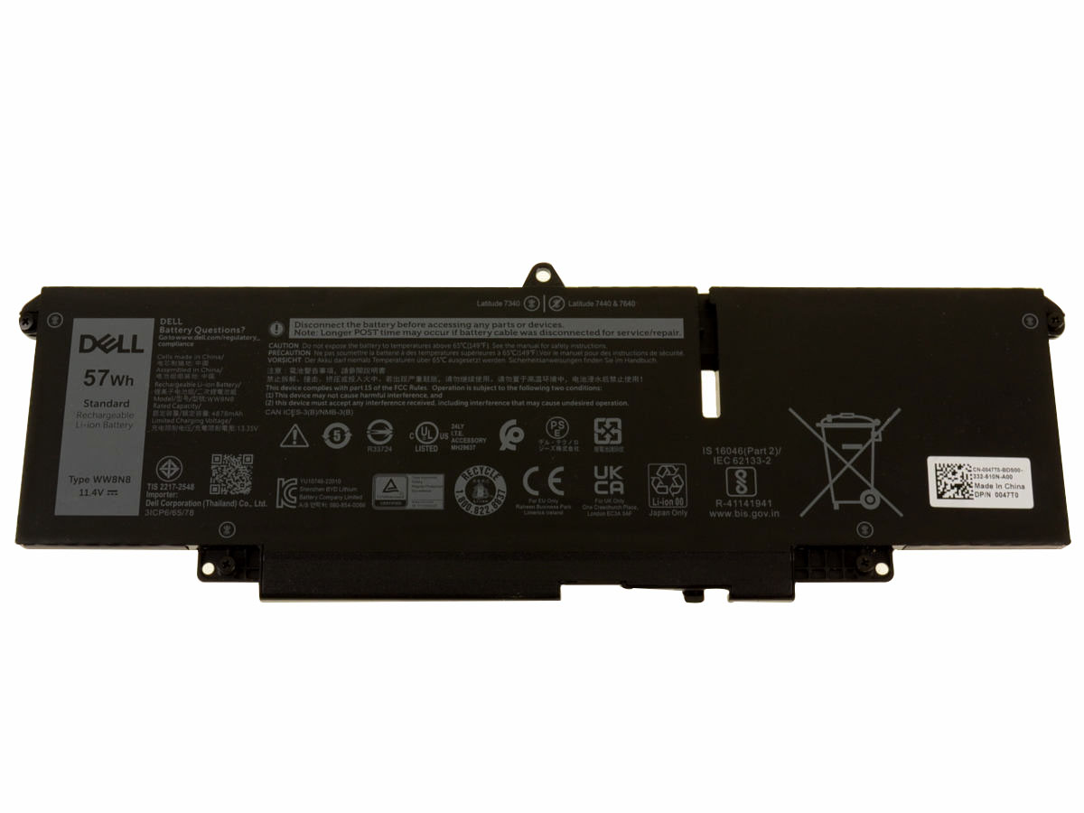 Origineel 57Wh 4878mAh Dell Latitude 7450 Accu Batterij