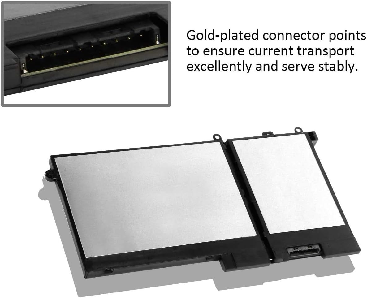 11.4V 4254mAh/51Wh/3-Cellen Dell Latitude 5288 5488 Accu Batterij