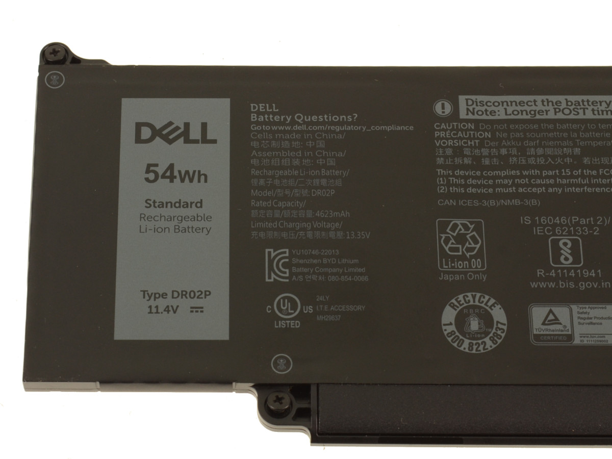 Origineel 54Wh 4623mAh Dell Latitude 7455 P190G P190G001 Accu Batterij