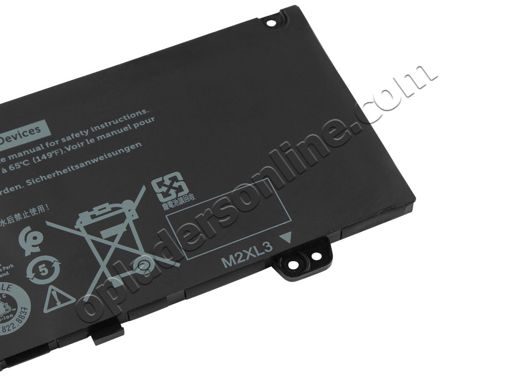 11.4V 3166mAh/38Wh/3-Cellen Dell Vostro 13 5370 P87G001 Accu Batterij