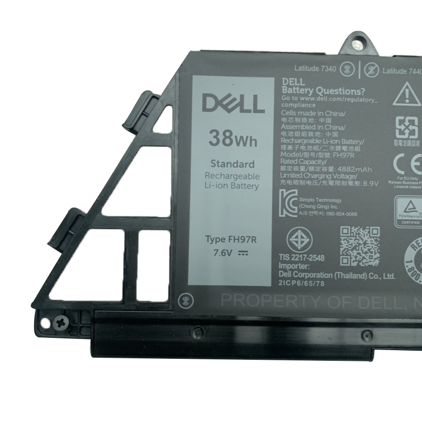 Origineel 4882mAh 38Wh Dell Latitude 7340 2-in-1 P179G P179G001 Accu Batterij