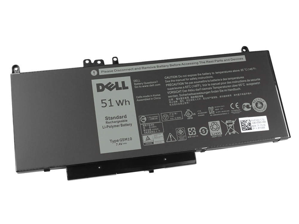 Origineel 51Wh 4-Cellen Dell Latitude 15 E5550 P37F001 Accu Batterij