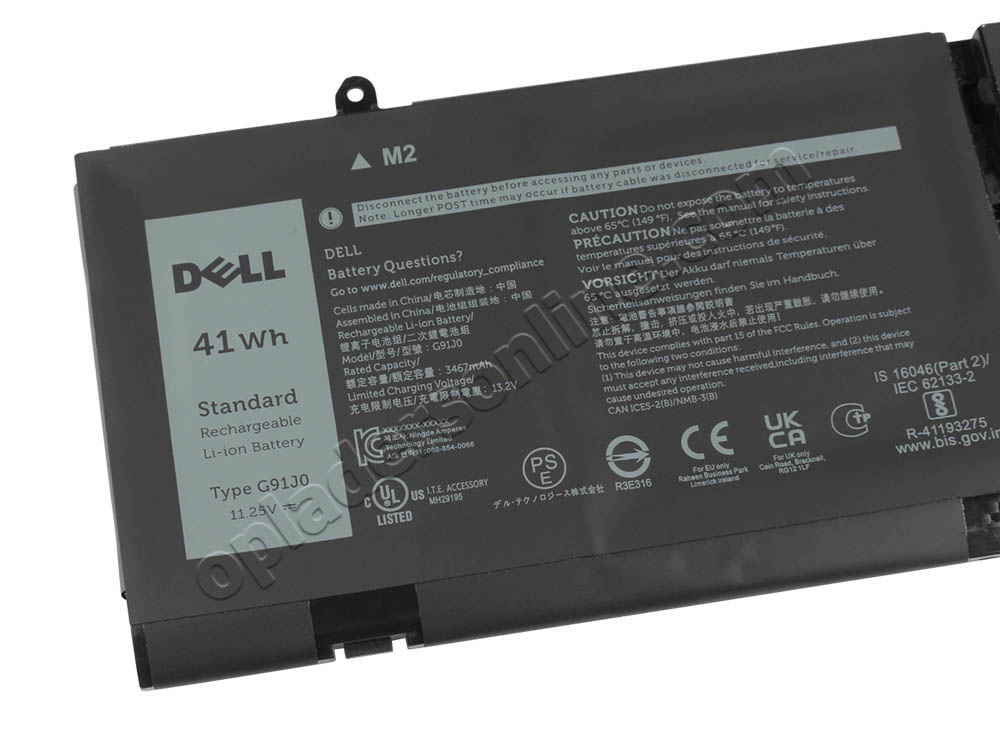 Origineel 3640mAh 41Wh Dell Inspiron 14 5440 P185G P185G001 Accu Batterij