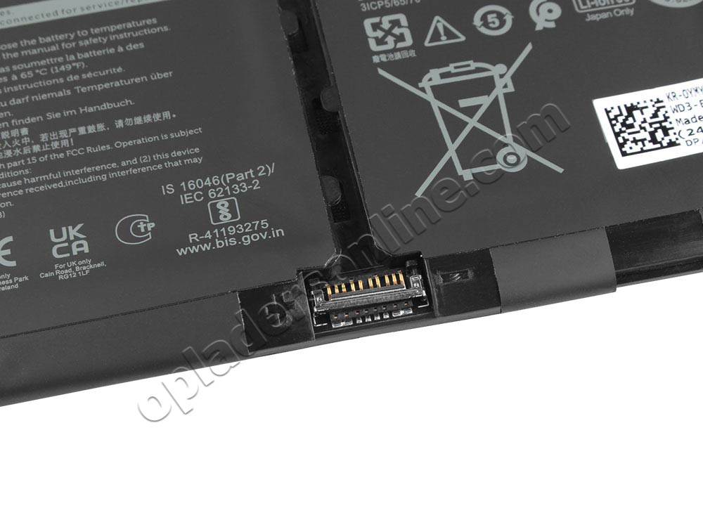 Origineel 3640mAh 41Wh Dell Inspiron 14 5440 P185G P185G001 Accu Batterij