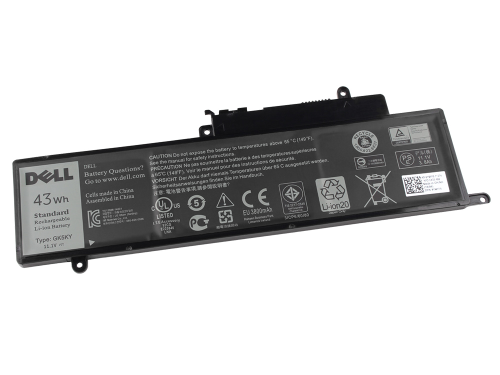 43Wh 3 Cellen Dell Inspiron 7348 2-in-1 P57G P57G001 Accu Batterij