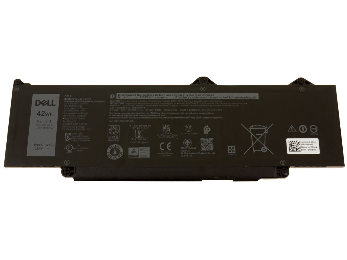 Origineel 42Wh 3500mAh Dell 02HHX O2HHX Accu Batterij