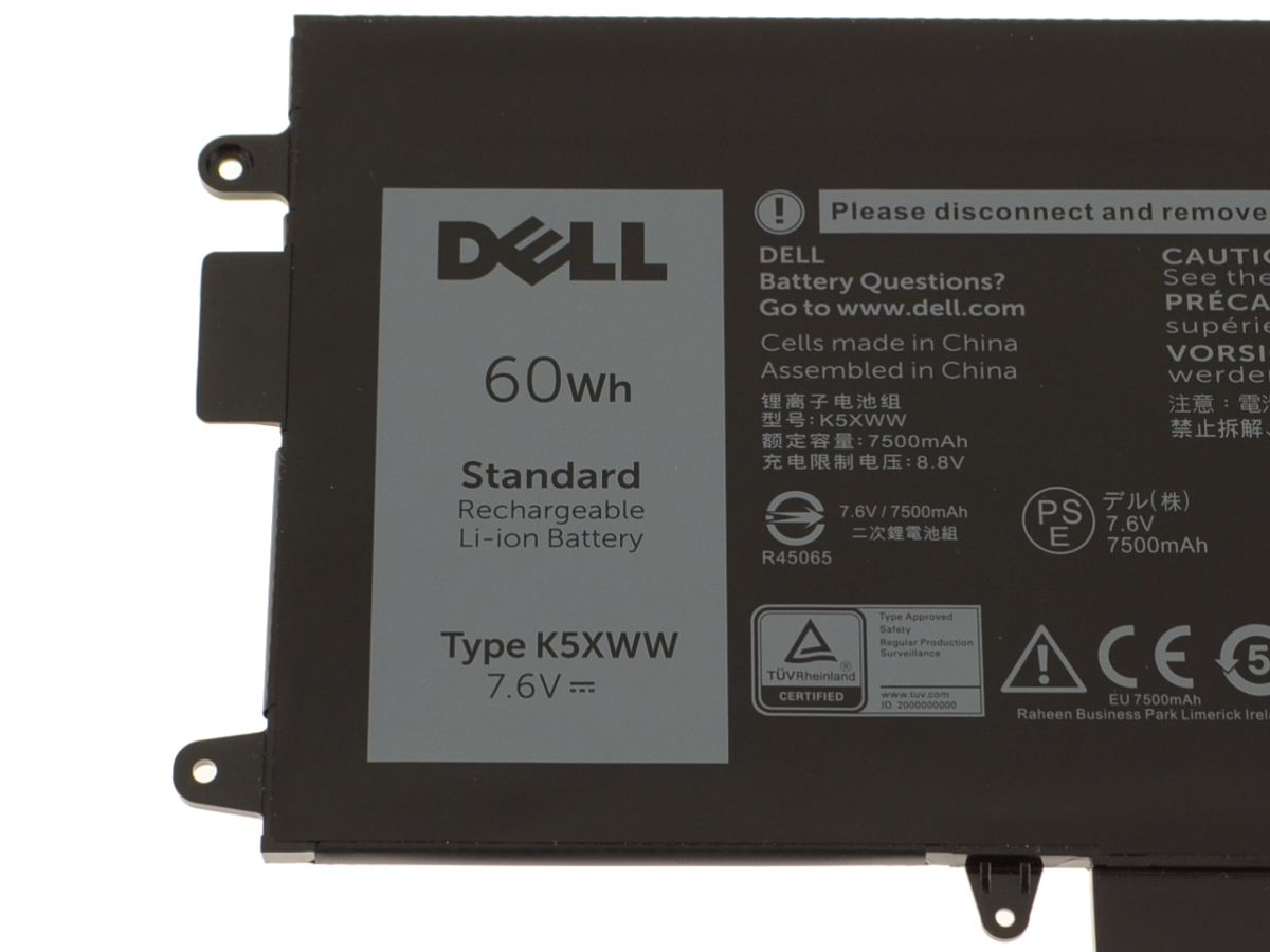 Originele 7890mAh 60Wh 4-cell Dell Latitude 7390 2-in-1 Accu Batterij