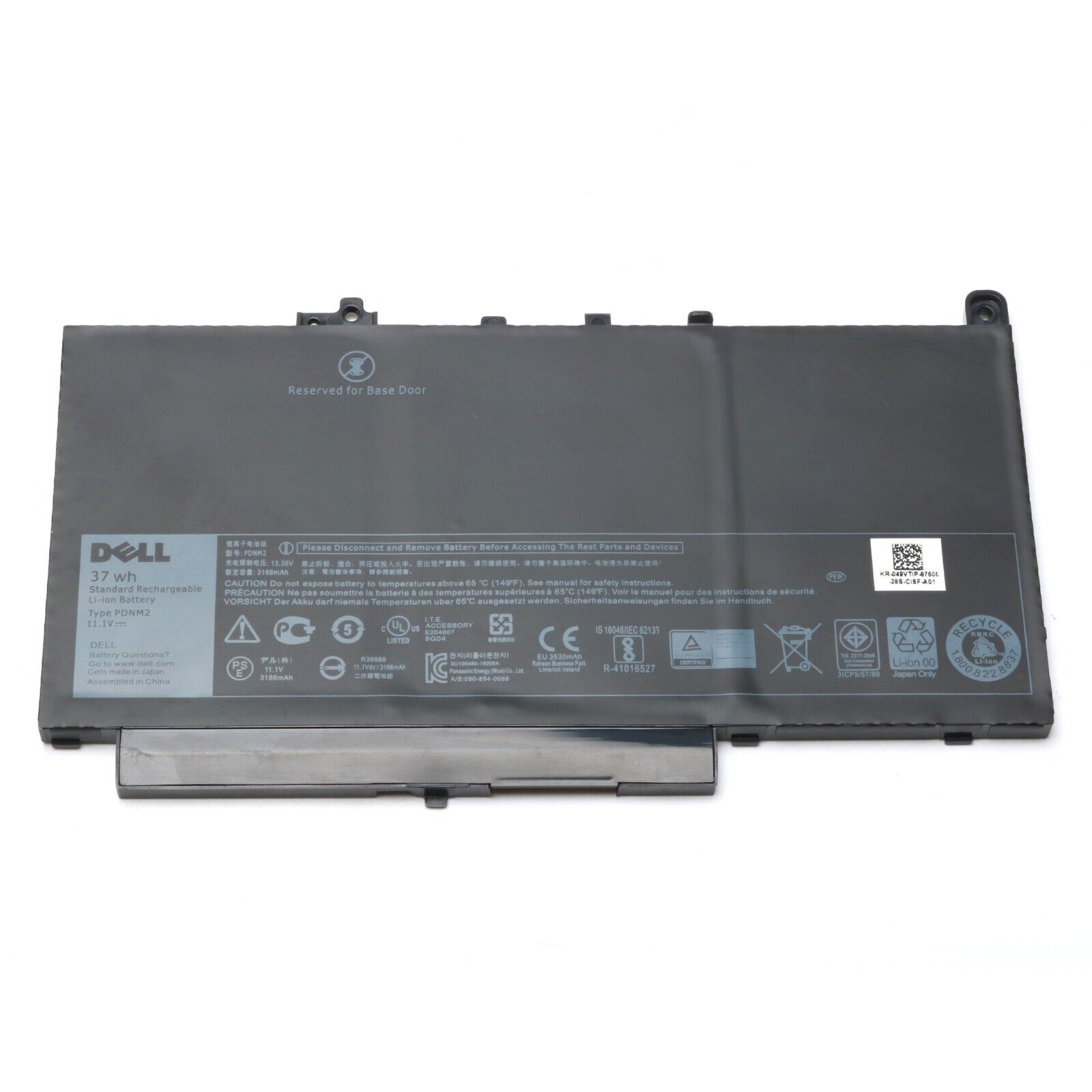 Origineel 11.1V 37Wh Dell Latitude 12 E7270-751C6 Accu Batterij