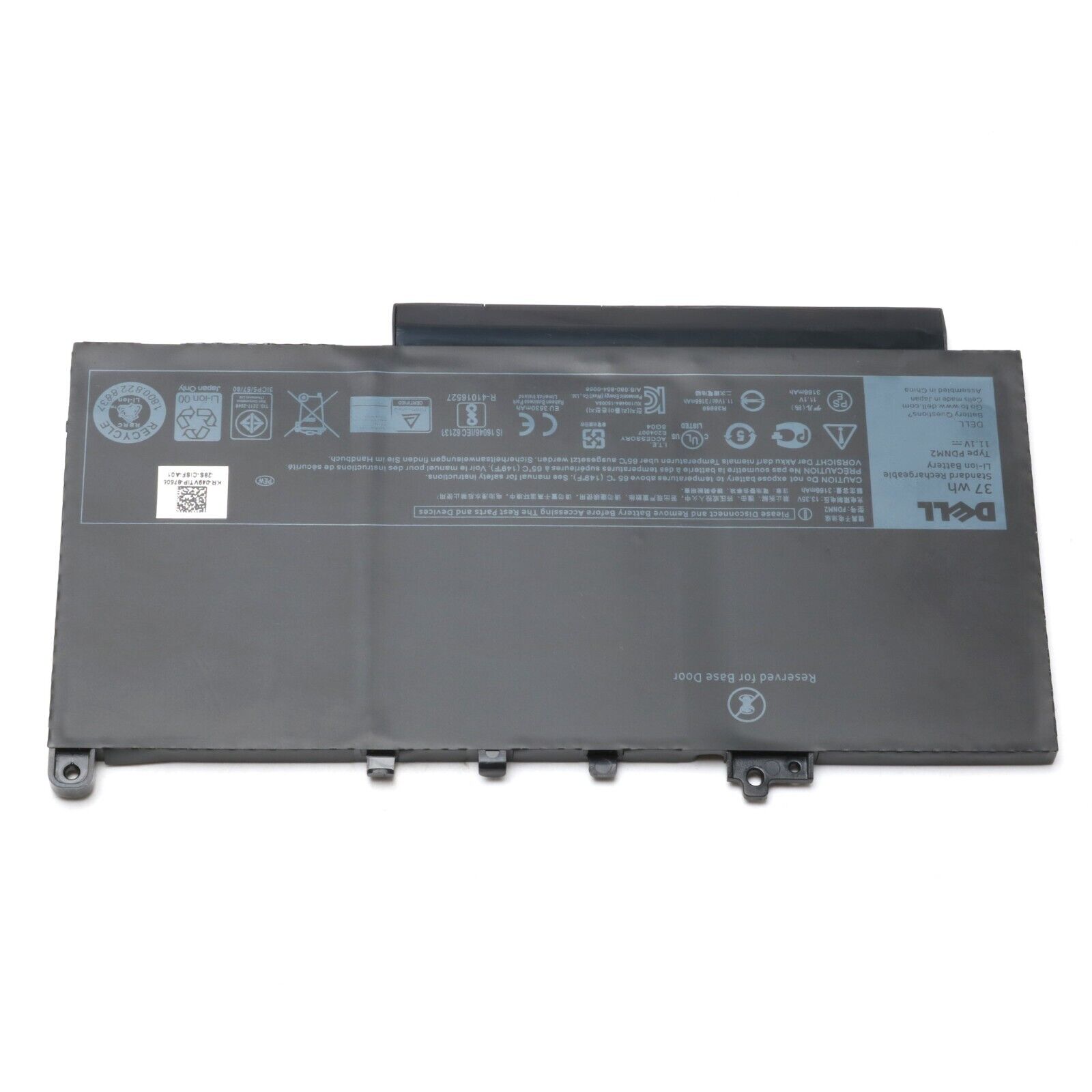 Origineel 11.1V 37Wh Dell Latitude 12 E7270-751C6 Accu Batterij