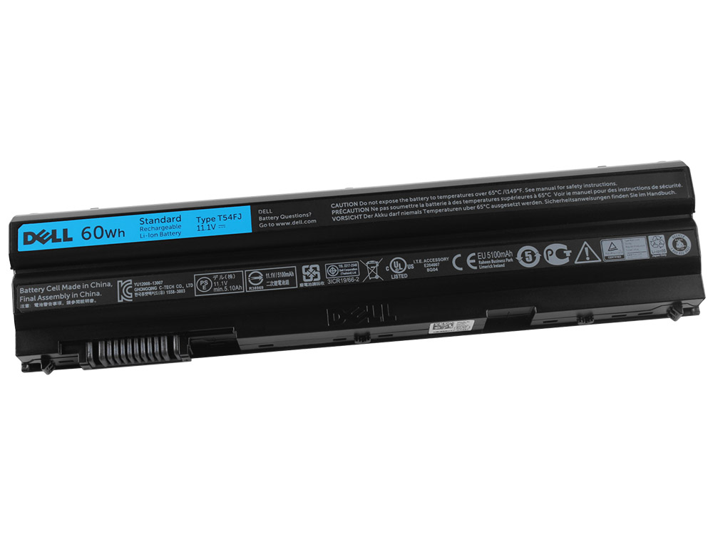 Originele 5400mAh 60Wh Dell 451-12048 451-12134 Accu Batterij