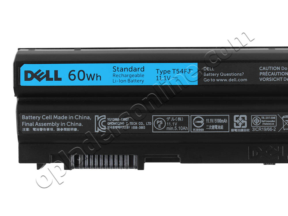 Originele 5400mAh 60Wh Dell 451-12048 451-12134 Accu Batterij