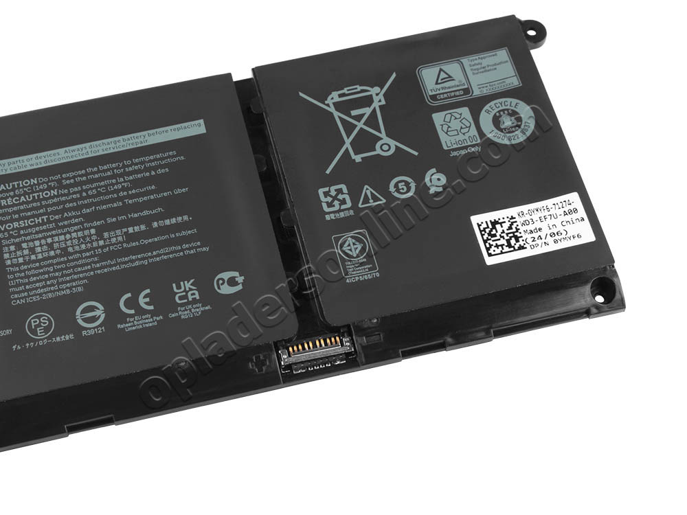 Origineel 54Wh 3600mAh Dell Inspiron 16 5640 Accu Batterij