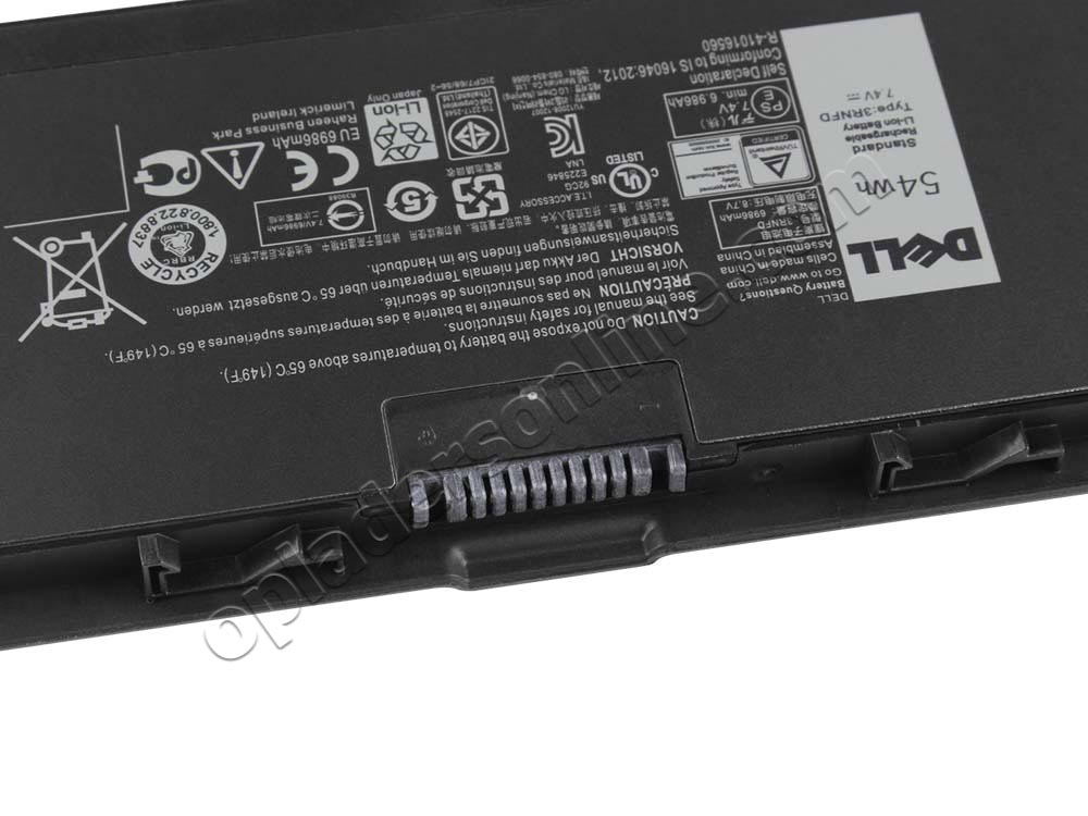 Originele Dell Latitude E7440 Accu Batterij 7300mAh 54Wh 6 Cellen