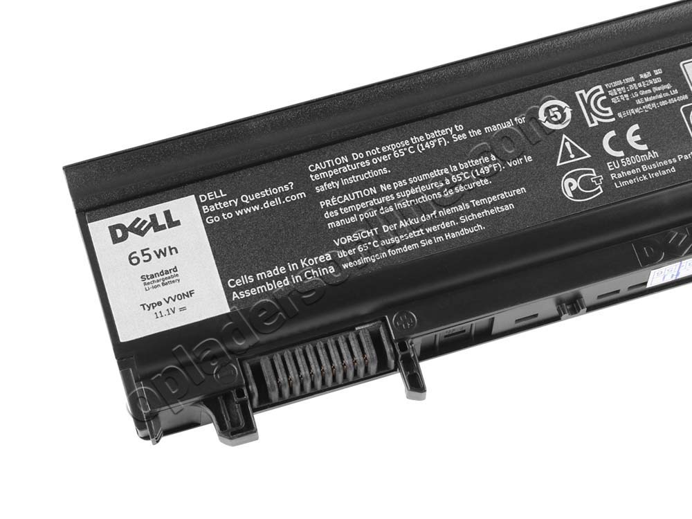 Origineel 11.1V 65Wh/6-Cellen Dell Latitude E5540 5540-7814 Accu