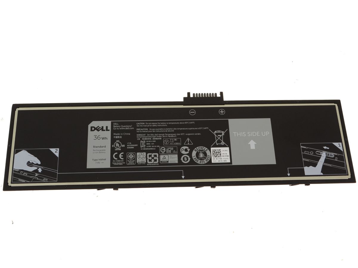 36Whr DELL Venue 11 Pro (7130) Accu Batterij