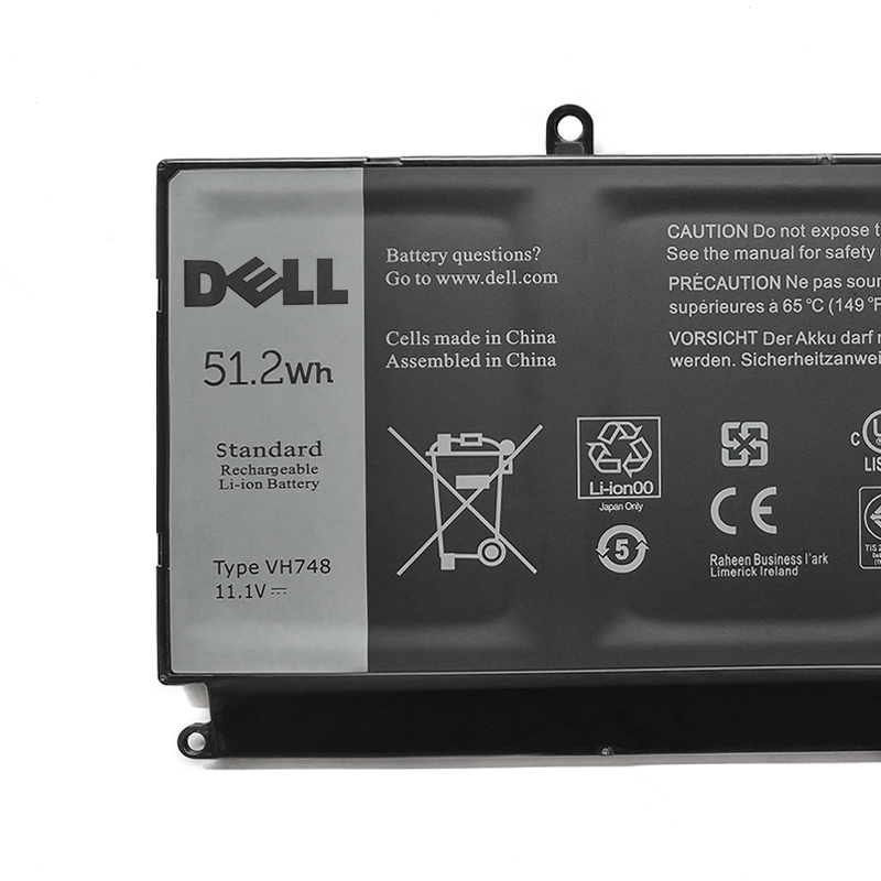 Origineel 51.2Wh Dell VH748B Inspiron 14 5439B Accu Batterij