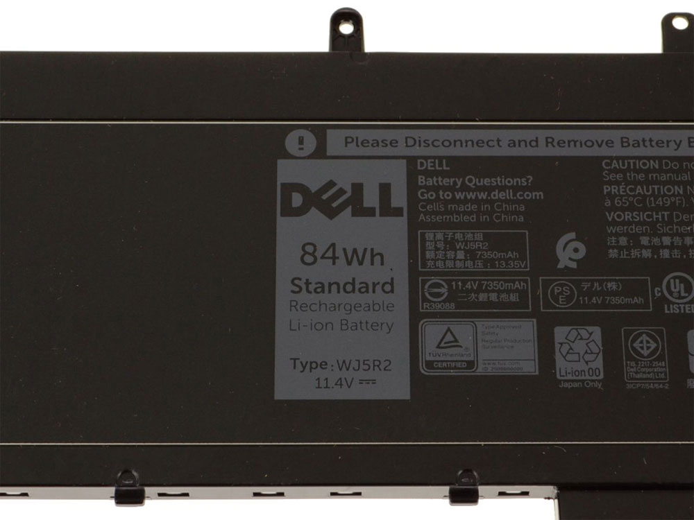 Origineel 84Wh 6-Cellen Dell Precision 3510-0602 Accu Batterij