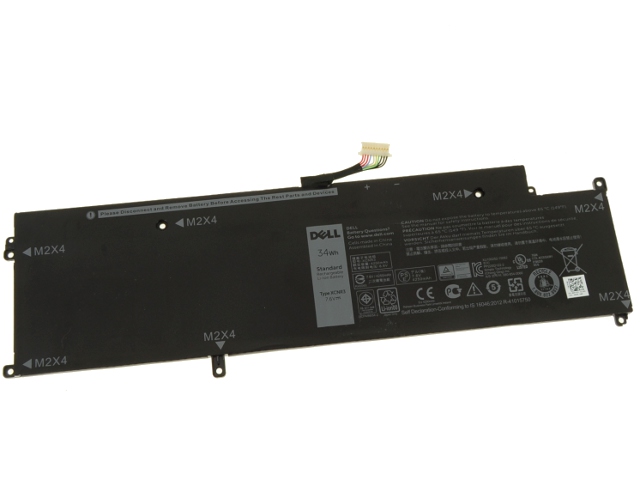 Origineel 7.6V 34Wh Dell Latitude 13 7370 Accu Batterij