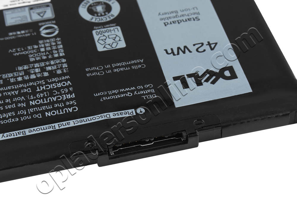 Originele 3500mAh 42Wh 4 Cellen Dell inspiron 5491 P93G P93G001 Accu Batterij